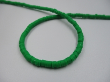 Polymer Clay Disc 4mm  40cm Green