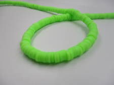 Polymer Clay Disc 6mm 40cm Neon Lt Green