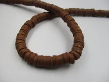 Polymer Clay Disc 6mm 40cm Brown