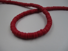 Polymer Clay Disc 6mm 40cm Maroon