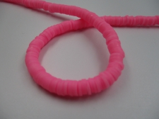 Polymer Clay Disc 6mm 40cm Taffy Pink