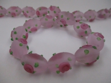 Fancy Matt Glass 10x16mm +/-25pcs