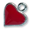 CHARM HEART RED 50 PCS