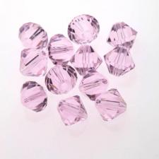 VCRYS 6MM LIGHT PINK 25PCS