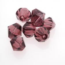 VCRYS 8MM MED PURPLE 10PCS