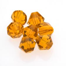 VCRYS 8MM LIGHT AMBER 10PCS