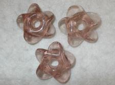 Chunky Glass 34mm +/-6pcs Pink