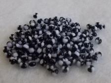 Seed Beads 2 Tone Black/White 8/0 225g