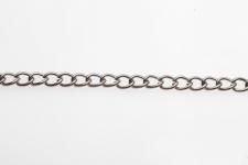 CHAIN 8X6MM CURB 1M PLAT LEAD FREE