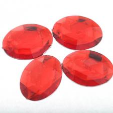 RHINE 30X40MM OVL RED 10PC