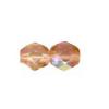 CRYS RND 6MM ROSE AB 50PCS