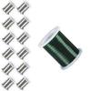 WIRE 0.45MM/GREEN 18M X 12