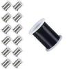 WIRE 0.45MM/BLACK 18M X 12