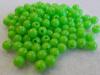 PLAS 6MM RND/LIME GREEN 2500PC