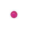 PLAS 6MM RND/CLR PINK  2500PCS