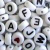 LETTER SET PLASTIC 6MM 2600PCS