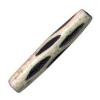 BONE 36X6 OVAL ETCH/B/W 25PCS