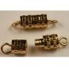 BARREL CLASP MEDIUM/BR 100PCS