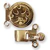 DOUBLE STR CLASP 10MM/BR 50PCS