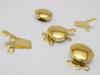 TRIPLE STR CLASP 10MM/BR 50PCS