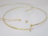 NECK RING W/BALL 120MM/BR 10