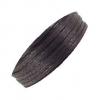 FLAT WAX CORD 3MM/BLACK 50M