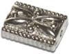 MB RECT. FLOWER/NICKEL 100PCS