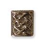 MB RECT. CELTIC/NICKEL 100PCS