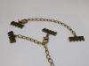 MB 5HOLE CLASP/ANT.BR 20PCS