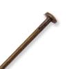 HEAD PIN 76MM/BROWN 100PCS