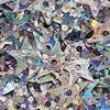 SEQUIN STAR SILVER LASER 100GR