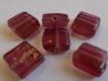 IGLASS 13MM RECT PINK 100G