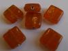 IGLASS 13MM RECT ORANGE 100G