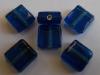 IGLASS 13MM RECT MEDBLUE 100G