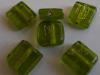 IGLASS 13MM RECT LT.GREEN 100G