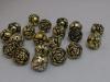 ROSE BEAD 9MM A.GOLD 100GRAMS