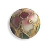 CLOISONNE ROUND 10MM GOLD 20PC