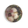 CLOISONNE ROUND 10MM BLACK 20P
