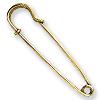 BLANKET PIN B11 50 PCS BRASS