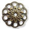 BEADCAP 12MM/BROWN 200PCS