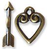 FOB CLASP 4/BROWN 20 SETS