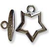 FOB CLASP 6/BLACK 20 SETS