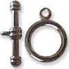 FOB CLASP 7/BLACK 10 SETS