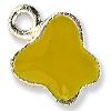 CHARM BUTTERFLY YELLOW 50PCS