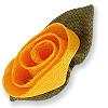 FLOWER SMALL ORANGE 100 PCS