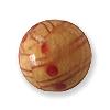 PRINTED WOOD 12MM RND 100PCS