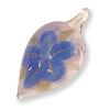 GLASS PEND.8 LT.ROSE 2PCS