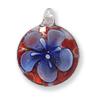 GLASS PEND.9 BLUE 1PCS
