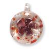 GLASS PEND.9 PURPLE 1PCS