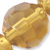 GLASS FACET 12MM YELLOW 1STRIN